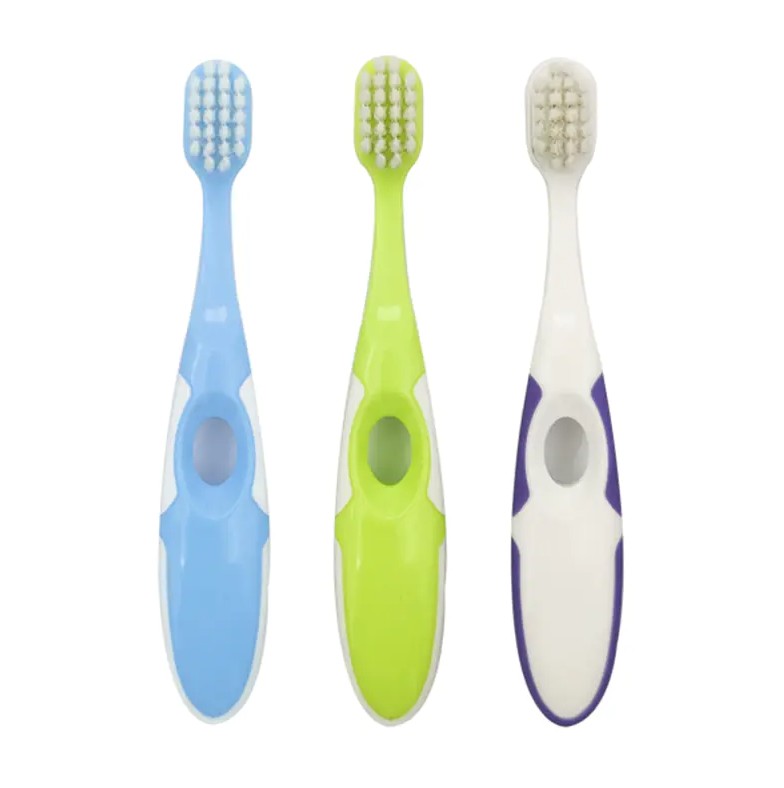 Peniculus Baby Toothbrush: Setis eligens Tutus, Capitis Size, et palpate pro infantibus